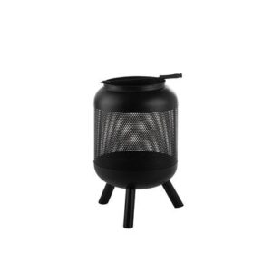 Beliani VEER vuurkorf zwart