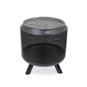 HEAT Trommelpot – L 50 x B 50 x H 60 cm – Metaal – Zwart