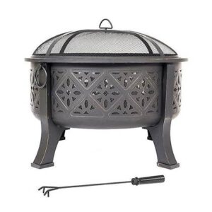 La Hacienda Moresque Vuurkorf – L 76 x B 76 x H 68 cm – Staal – Brons