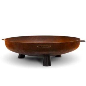 MOODZ Vuurschaal Feet & Handle √É 80 cm – Cortenstaal – Bruin