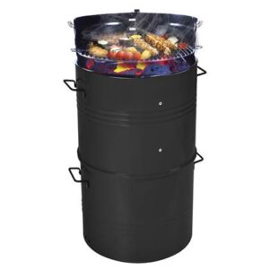 SensLine | Barrel Barbecue XL | Gepoedercoat Metaal | 53x50x103 cm